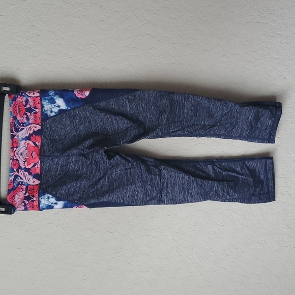 Washed Flora Capri Leggings Nanette Lepore Anthropologie sz S 🌛 - Picture 5 of 8